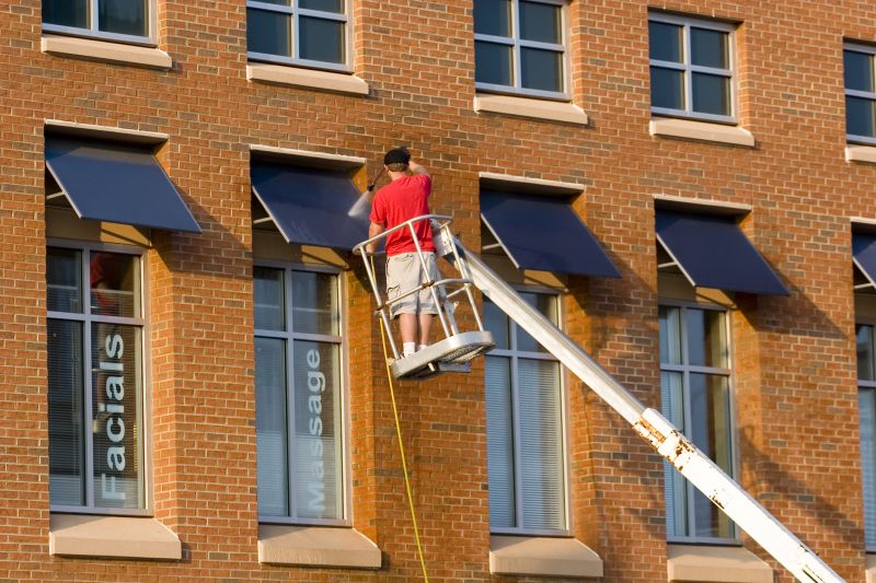 Awning Cleaning Process